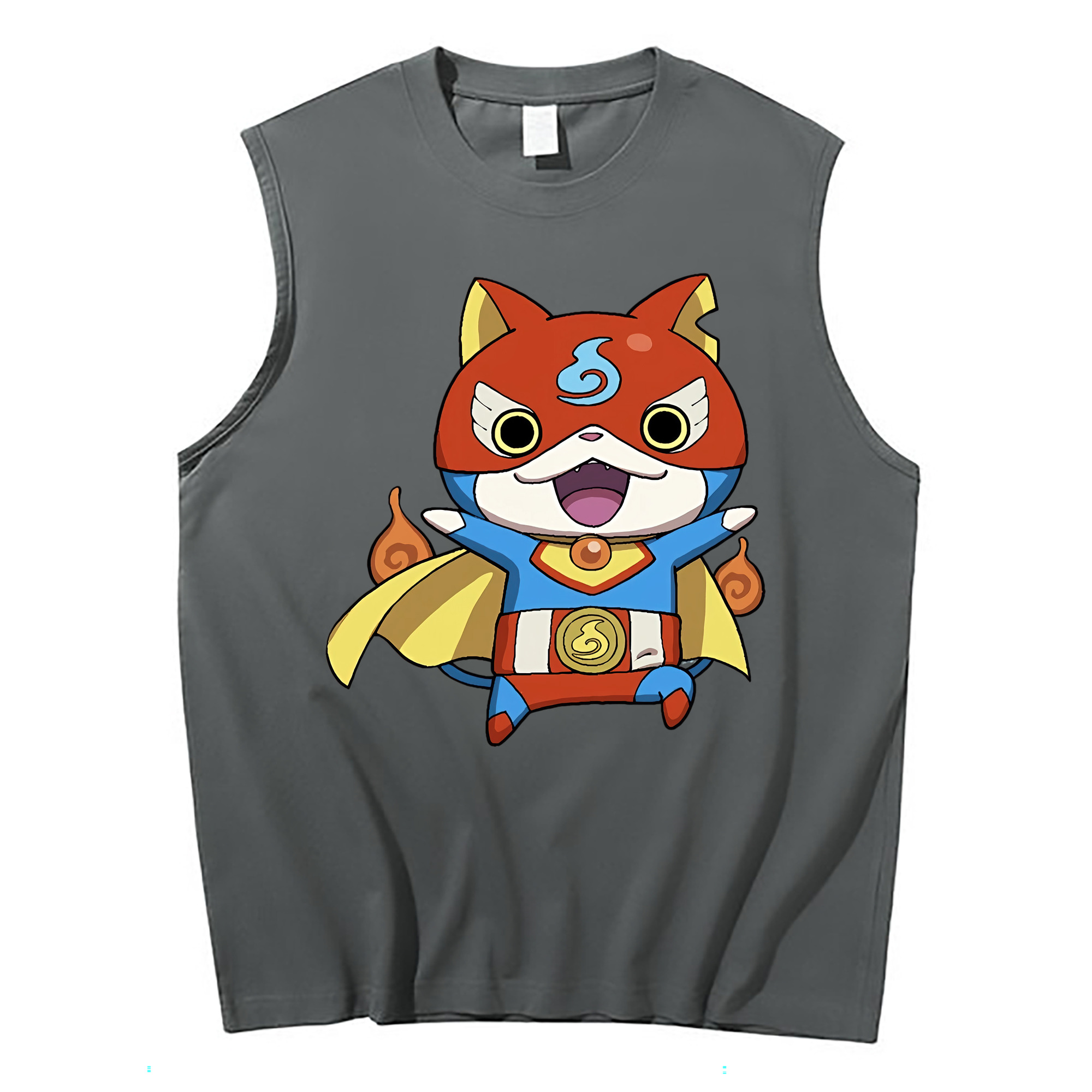 （画像用） 妖怪ウォッチ Yo-kai Watch コットン100％タンクトップ（フロントプリント）